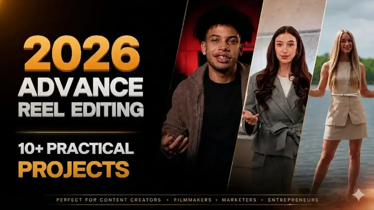 2026 Advanced Reel Editing course banner