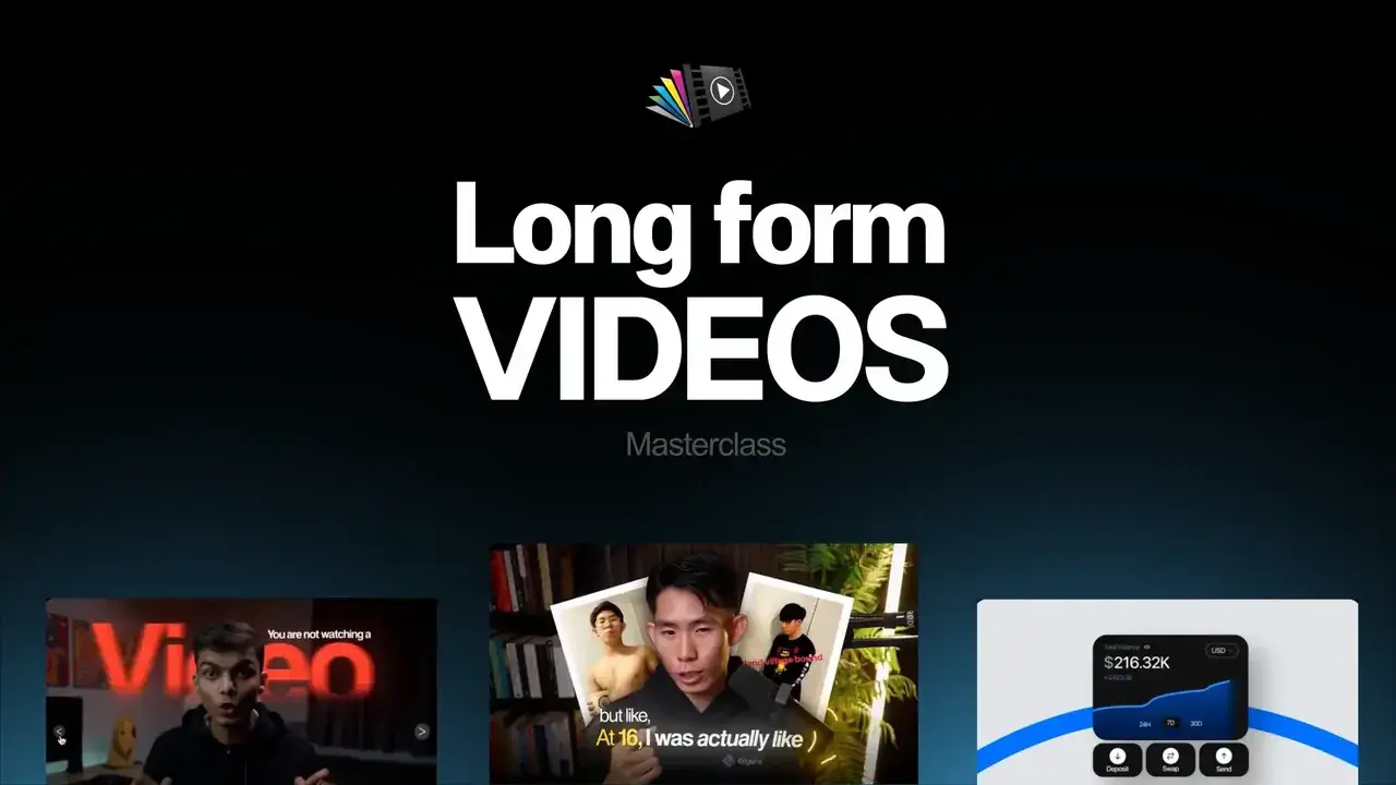 Long-Form Video Editing course banner