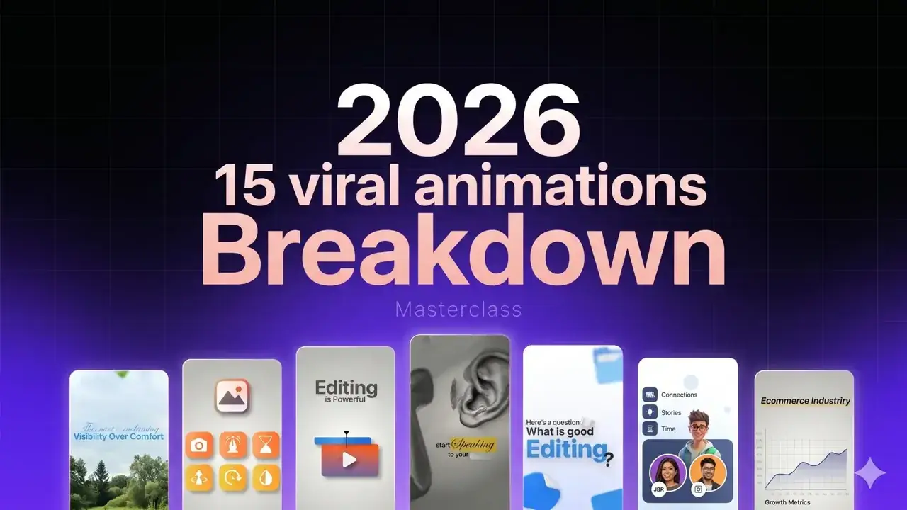 15 Viral Animations Breakdown course banner